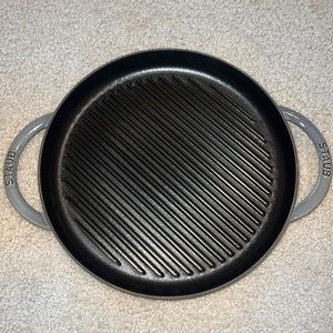 Staub Graphite 30in Round Grill Pan
